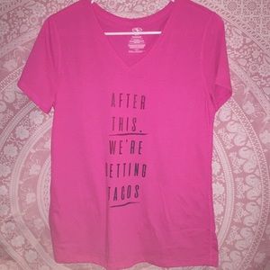 Women’s pink top